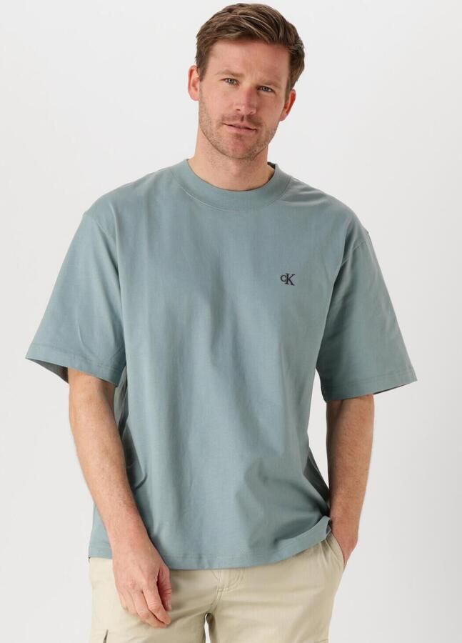 CALVIN KLEIN Heren Polo's & T-shirts Heavy Relaxed Tee Grijs - Foto 4