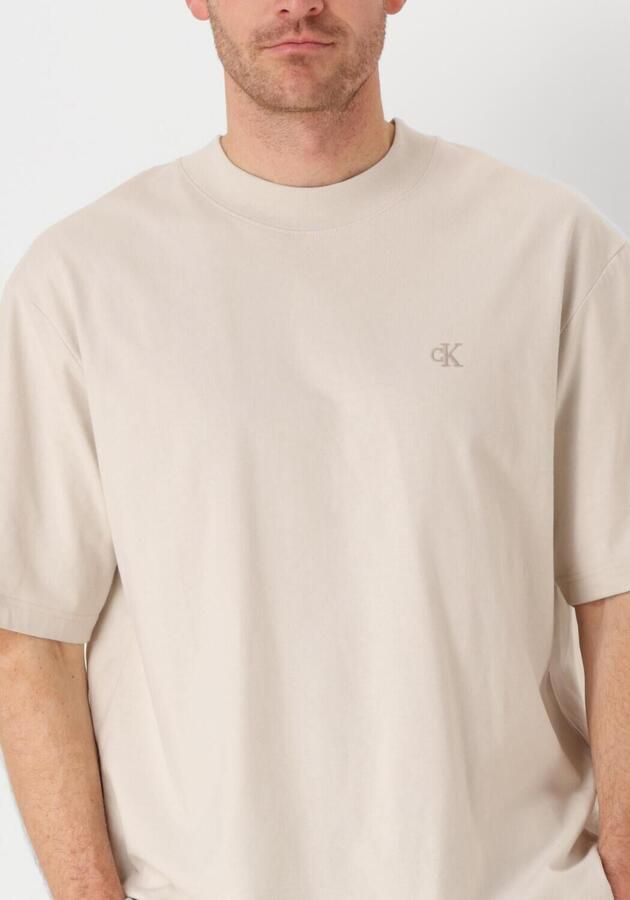 CALVIN KLEIN Heren Polo's & T-shirts Heavy Relaxed Tee Zand - Foto 2