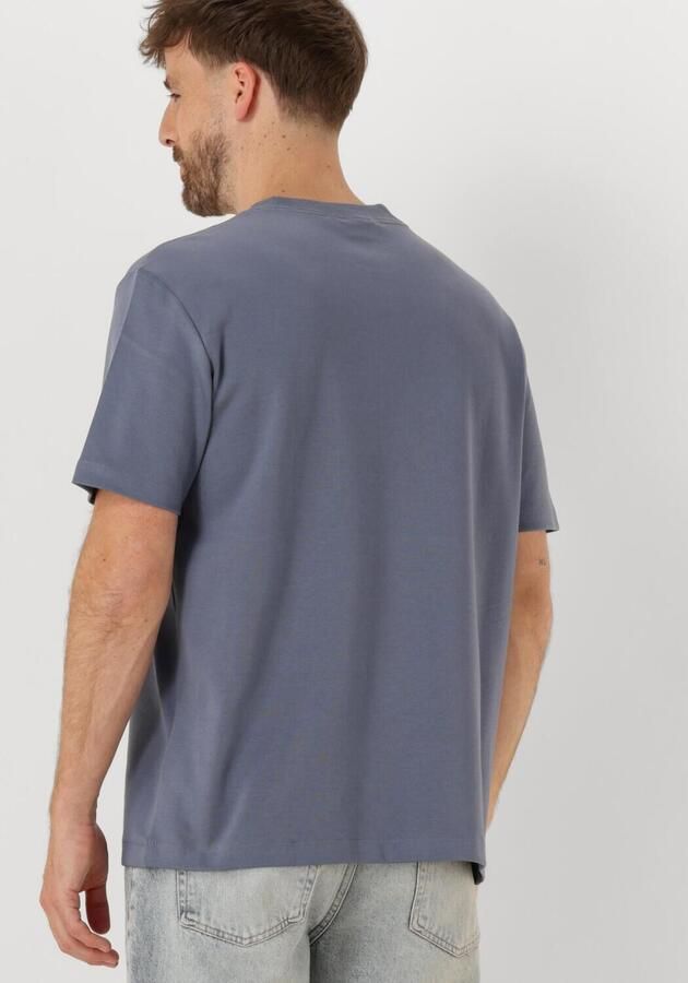 CALVIN KLEIN Heren Polo's & T-shirts Label Tee Grijs