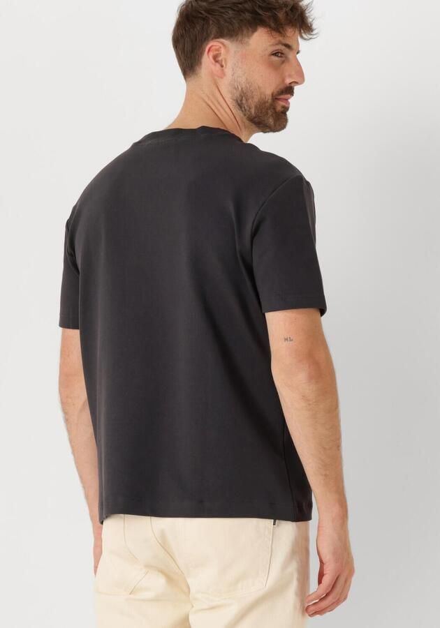 CALVIN KLEIN Heren Polo's & T-shirts Label Tee Zwart - Foto 2