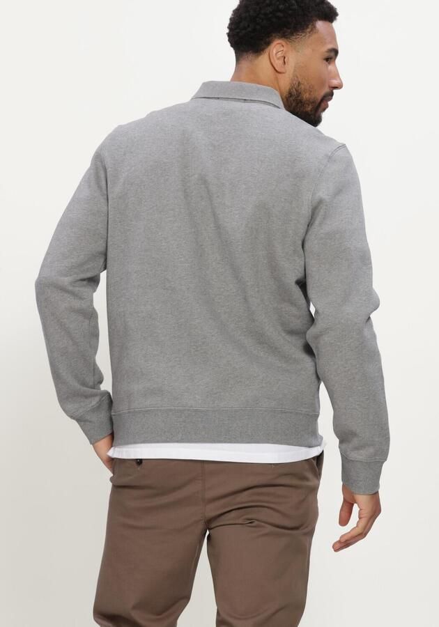 CALVIN KLEIN Heren Polo's & T-shirts Ls 350terry Eu Graphic Polo Sweat Grijs - Foto 3