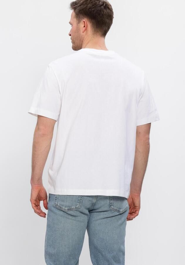 CALVIN KLEIN Heren Polo's & T-shirts Ss 20s Jersey Easy Coin Pocket T Wit - Foto 3