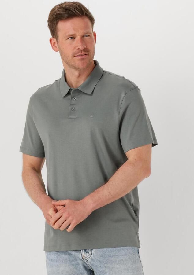 CALVIN KLEIN Heren Polo's & T-shirts Ss Supima Chest Emb Grijs - Foto 4