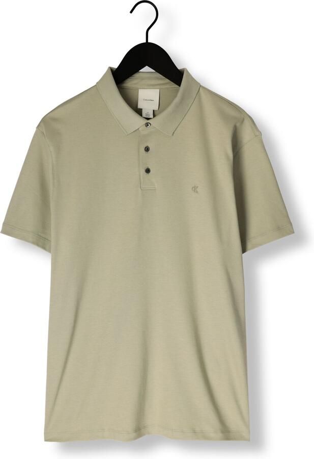 CALVIN KLEIN Heren Polo's & T-shirts Ss Supima Chest Emb Groen - Foto 3