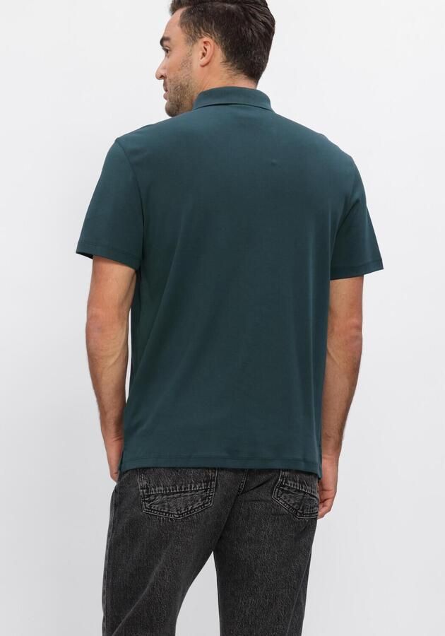 CALVIN KLEIN Heren Polo's & T-shirts Ss Supima Chest Emb Polo Donkergroen - Foto 3