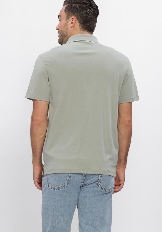 CALVIN KLEIN Heren Polo's & T-shirts Ss Supima Chest Emb Polo Khaki - Foto 3