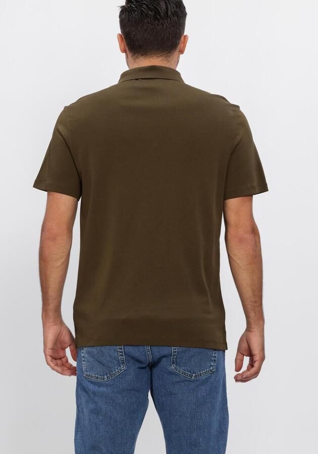 CALVIN KLEIN Heren Polo's & T-shirts Ss Supima Chest Emb Polo Olijf - Foto 3