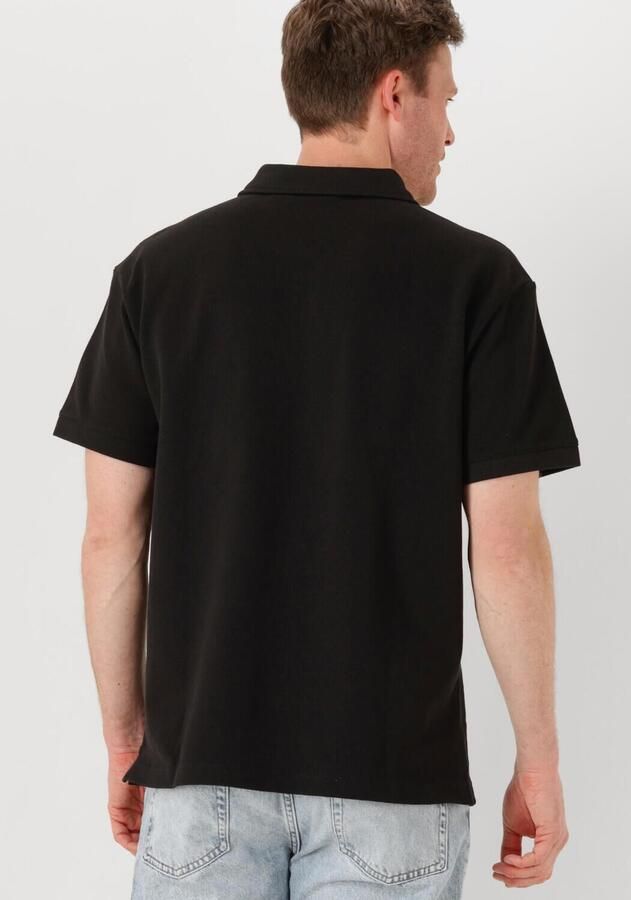 CALVIN KLEIN Heren Polo's & T-shirts Woven Label Polo Zwart - Foto 2