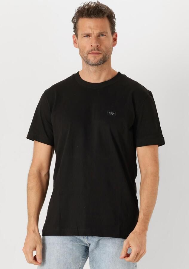 Calvin Klein Zwart Katoenen T-shirt | Stijlvol Ontwerp Black Heren - Foto 4