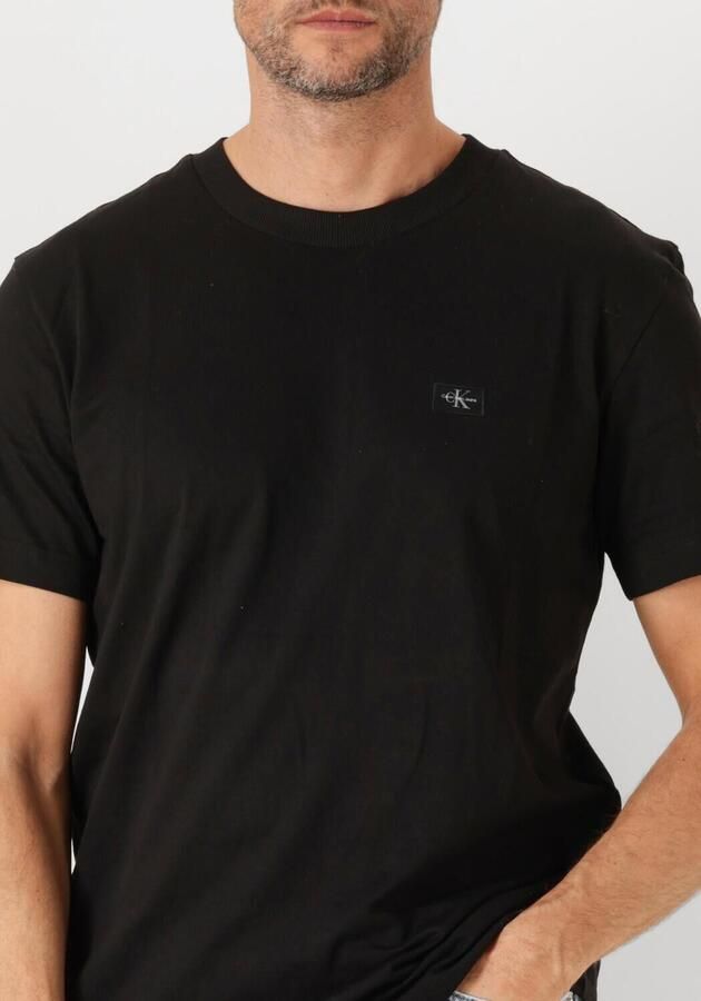 Calvin Klein Zwart Katoenen T-shirt | Stijlvol Ontwerp Black Heren - Foto 3