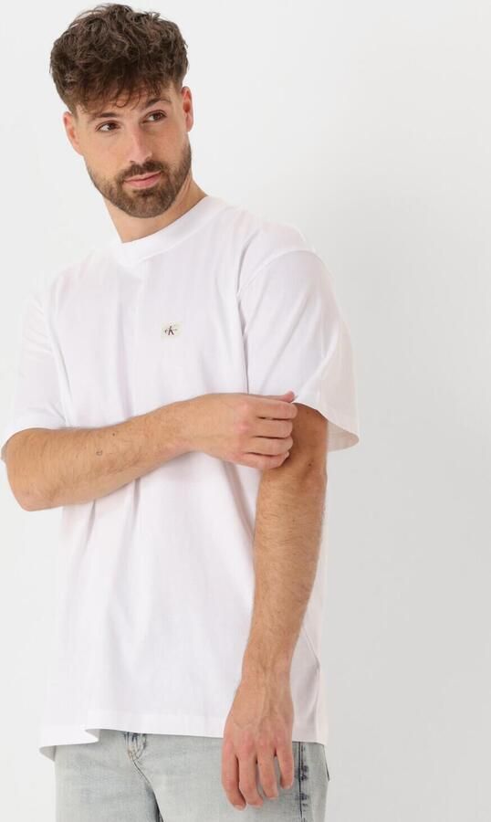 Calvin Klein Jeans Polo Shirt Lange Mouw WOVEN LABEL RELAXED J30J326857 - Foto 4