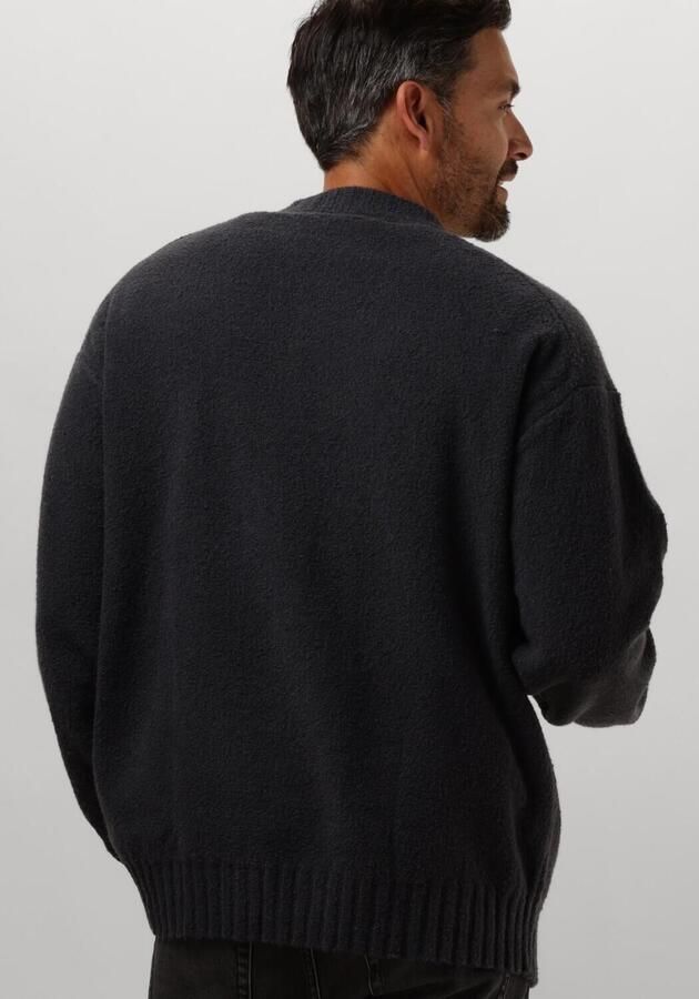 CALVIN KLEIN Heren Truien & Vesten Boucle Boxy Sweater Zwart - Foto 3