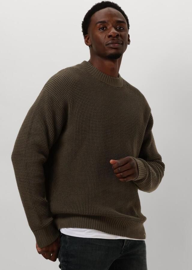 CALVIN KLEIN Heren Truien & Vesten Chunky Texture Sweater Bruin - Foto 4