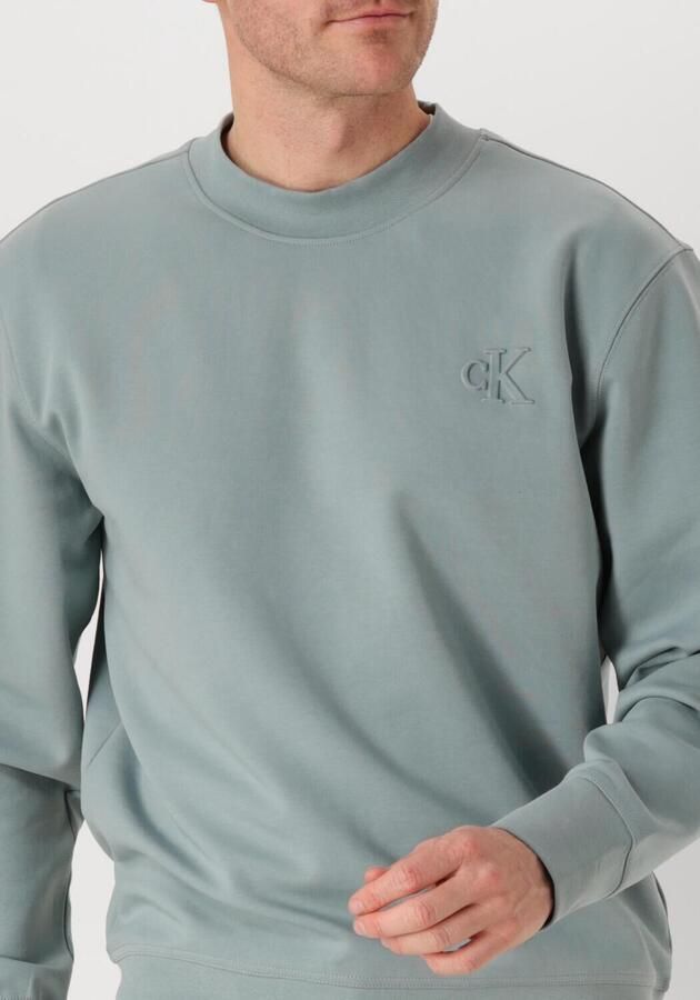 CALVIN KLEIN Heren Truien & Vesten Interlock Crew Neck Grijs - Foto 2