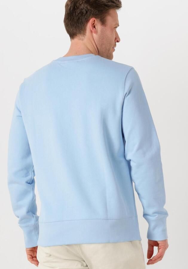 CALVIN KLEIN Heren Truien & Vesten Label Crew Neck Lichtblauw - Foto 2