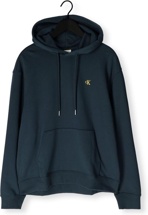 CALVIN KLEIN Heren Truien & Vesten Ls 350terry Eu Monogram Hoodie Petrol - Foto 4