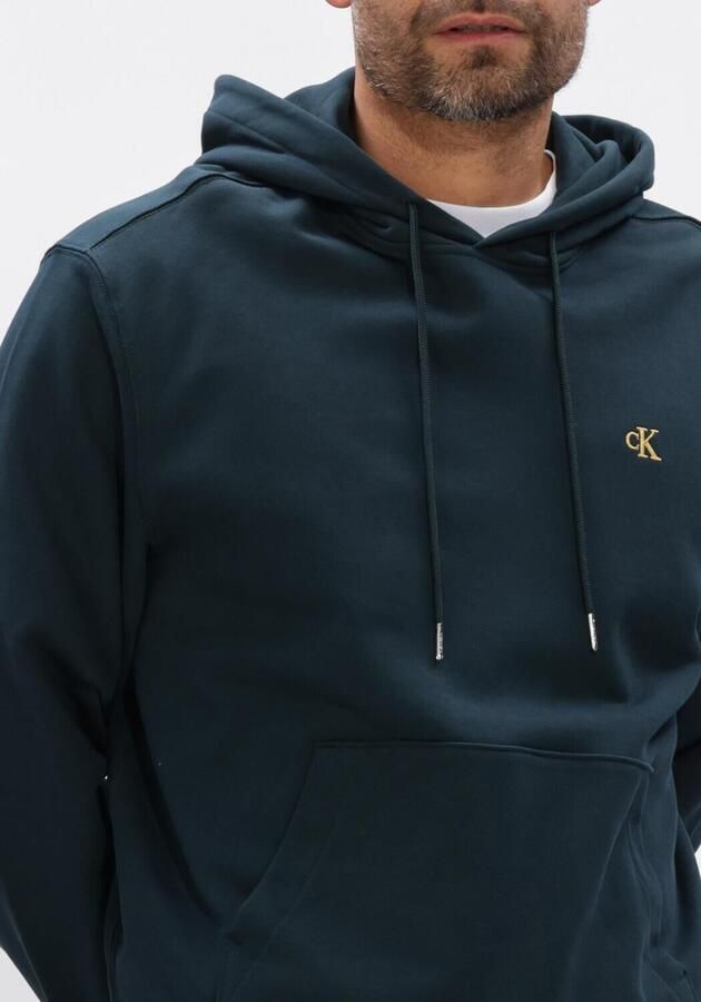 CALVIN KLEIN Heren Truien & Vesten Ls 350terry Eu Monogram Hoodie Petrol - Foto 3