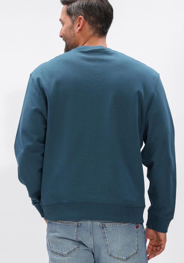 CALVIN KLEIN Heren Truien & Vesten Ls 350terry Ey Whsl Badge Crewne Petrol - Foto 5