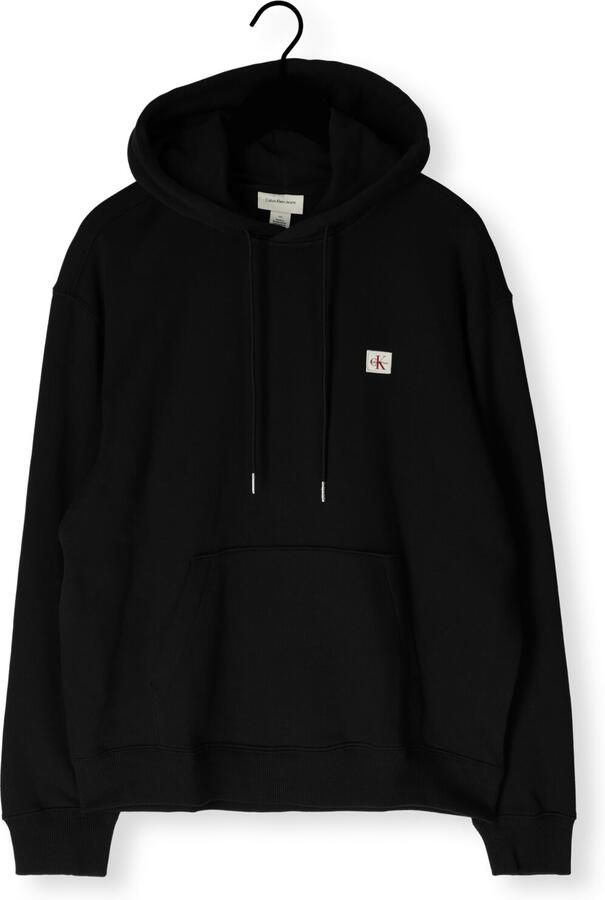 CALVIN KLEIN Heren Truien & Vesten Ls 350terry Ey Whsl Badge Hoodie Zwart - Foto 4