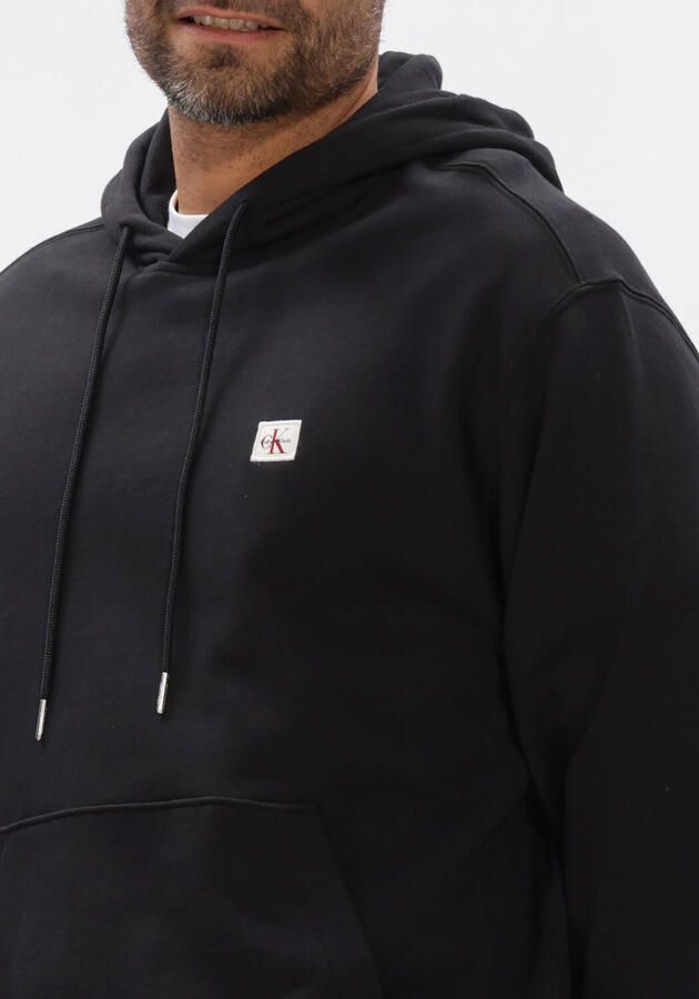 CALVIN KLEIN Heren Truien & Vesten Ls 350terry Ey Whsl Badge Hoodie Zwart - Foto 3