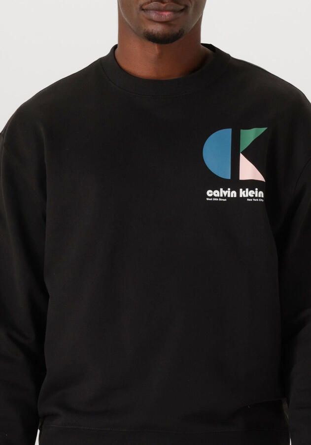 CALVIN KLEIN Heren Truien & Vesten Ls E 350trry Ck Bhs Zwart