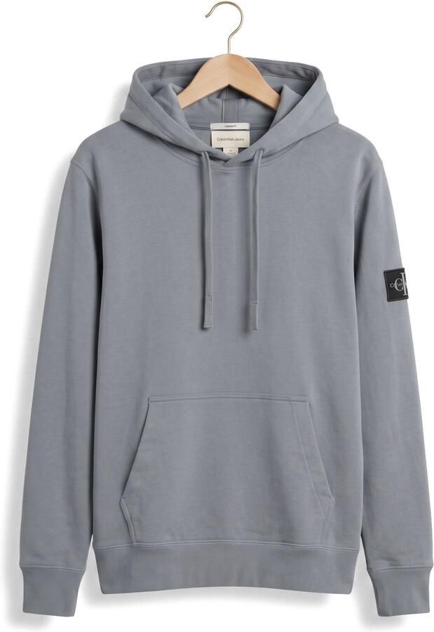 CALVIN KLEIN Heren Truien & Vesten Ls Eu 350terry Badge Hoodie Blauw - Foto 4