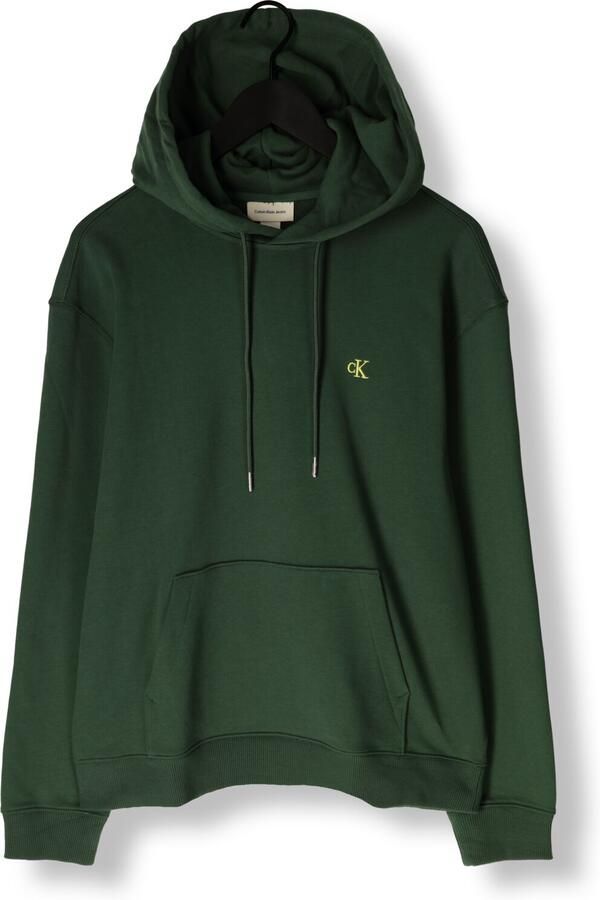 CALVIN KLEIN Heren Truien & Vesten Ls Eu 350terry Monogram Hoodie Donkergroen - Foto 3