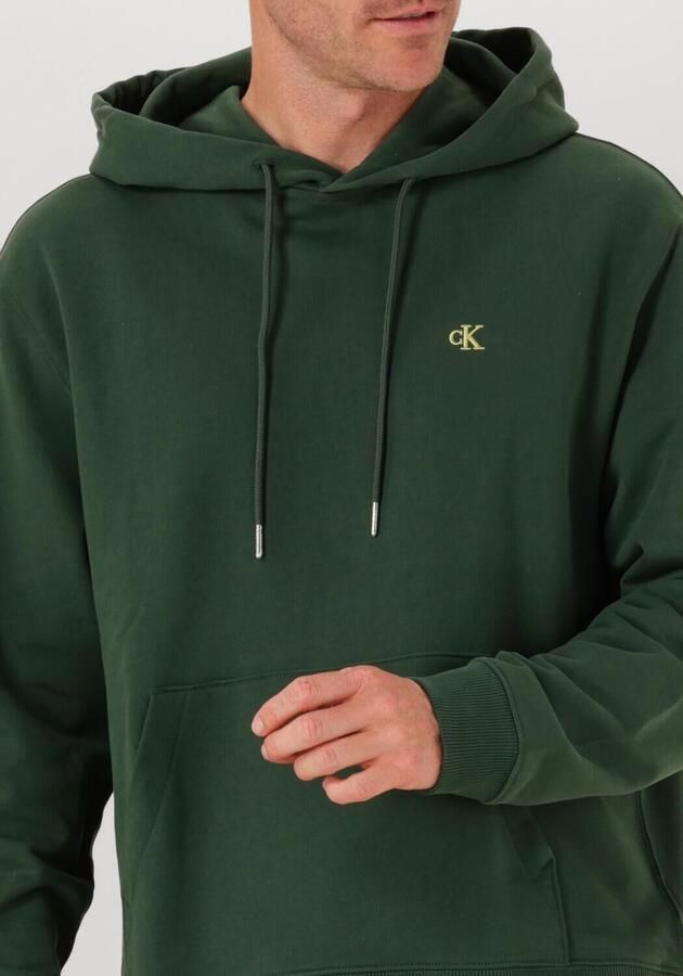 CALVIN KLEIN Heren Truien & Vesten Ls Eu 350terry Monogram Hoodie Donkergroen - Foto 2