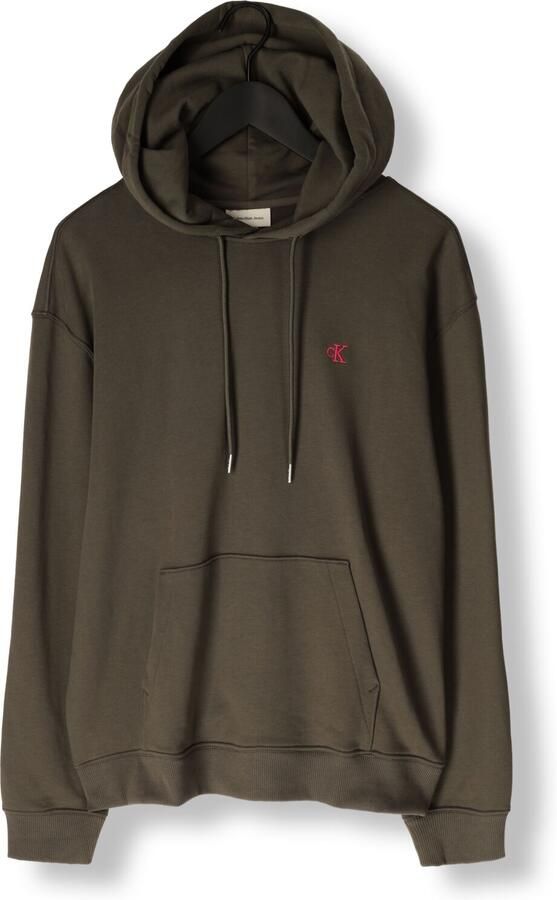CALVIN KLEIN Heren Truien & Vesten Ls Eu 350terry Monogram Hoodie Grijs - Foto 2