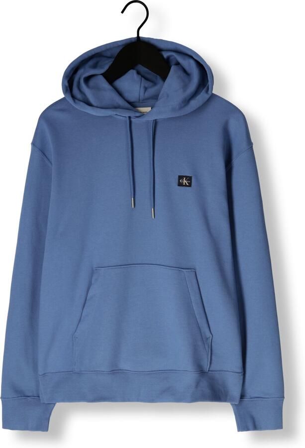 CALVIN KLEIN Heren Truien & Vesten Ls Eu Badge 350 Terry Hoodie Lichtblauw - Foto 3