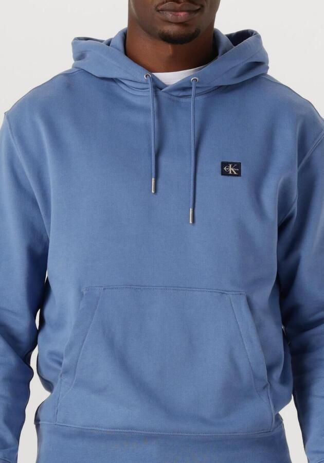 CALVIN KLEIN Heren Truien & Vesten Ls Eu Badge 350 Terry Hoodie Lichtblauw - Foto 2