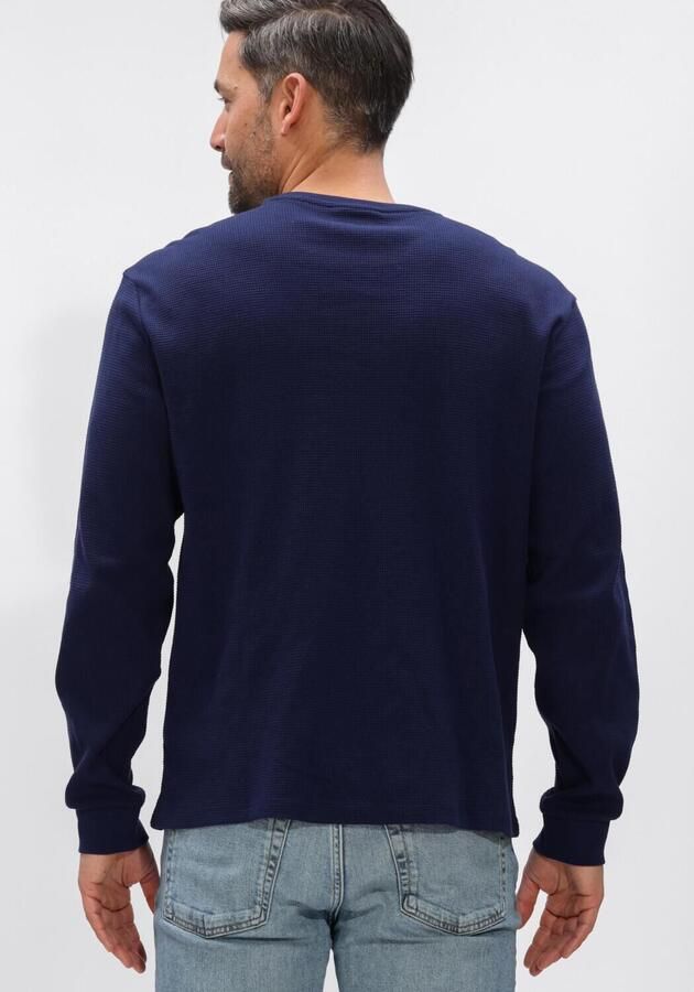 Calvin Klein Jeans Slim fit shirt met lange mouwen en logopatch model 'Waffle' - Foto 2