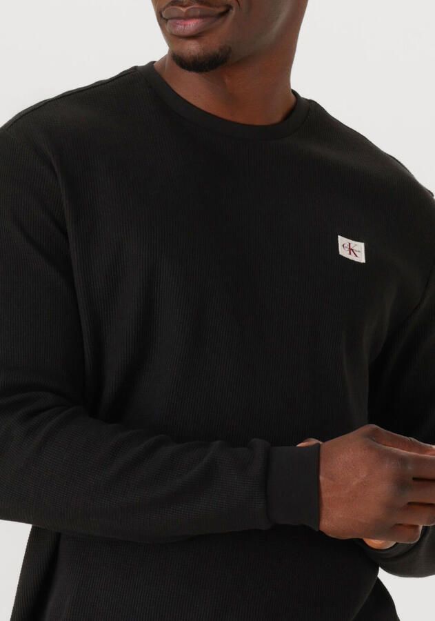 Calvin Klein Jeans T-Shirt Lange Mouw LS WAFFLE BADGE CREW LV040EM217