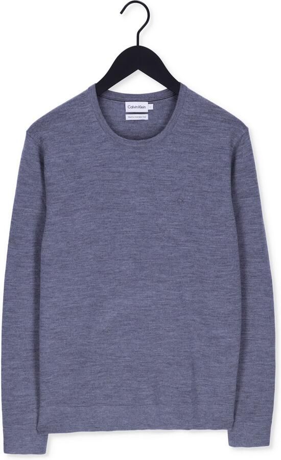 CALVIN KLEIN Heren Truien & Vesten Superior Wool Crew Neck Sweater Grijs - Foto 3