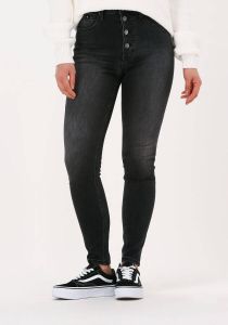 Calvin Klein Donkergrijze Skinny Jeans High Rise Super Skinny Ankle