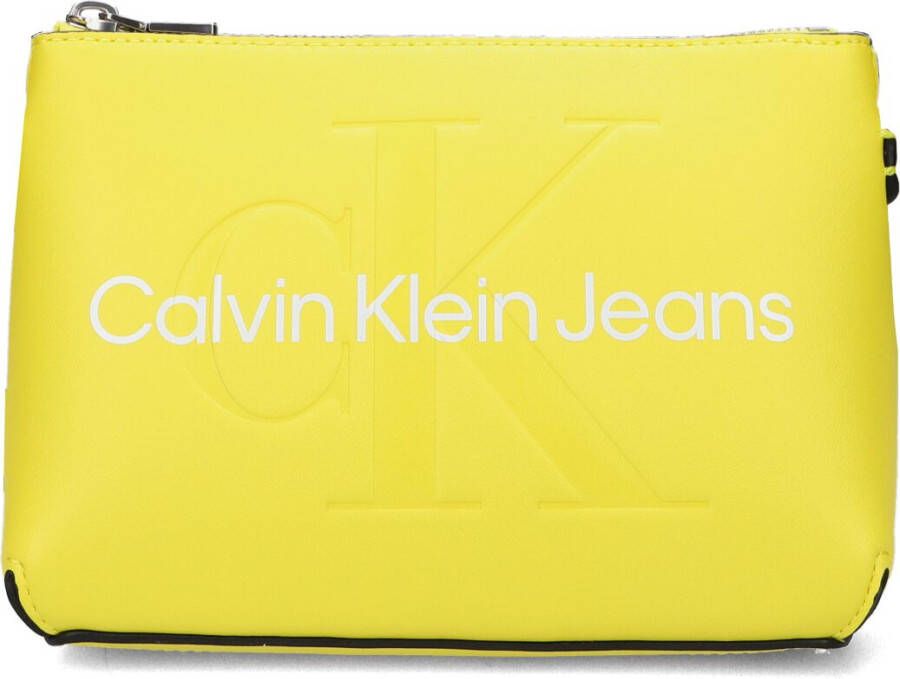 Calvin Klein Stijlvolle Crossover Tas in Geel Yellow Dames