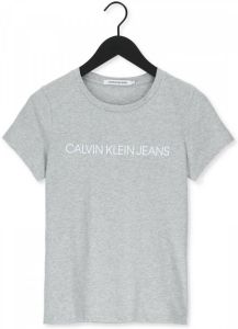 Calvin Klein T shirt CORE INSTITUTIONAL LOGO SLIM FIT TEE met logo opschrift