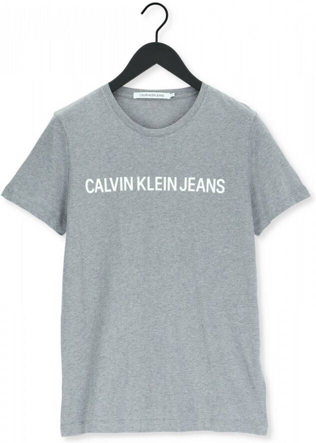 CALVIN KLEIN Heren Polo's & T-shirts Institutional L Grijs