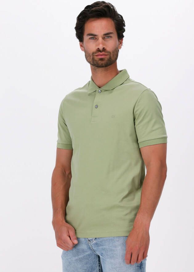 CALVIN KLEIN Heren Polo's & T-shirts Liquid Touch Slim Polo Groen