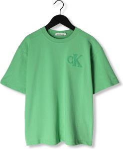 Calvin Klein Groene T-shirt Interlock Pique Ss T-shirt 1