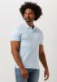 CALVIN KLEIN Heren Polo's & T-shirts Smooth Cotton Slim Polo Lichtblauw - Thumbnail 1