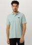 CALVIN KLEIN Heren Polo's & T-shirts Stretch Pique Slim Button Polo Lichtblauw - Thumbnail 1