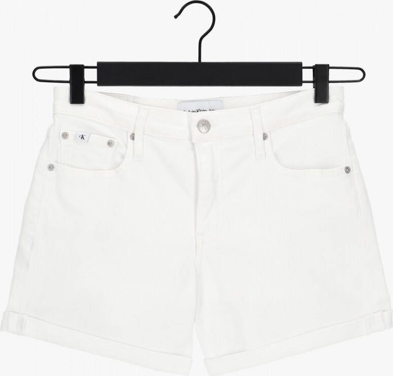 Calvin Klein Short MID RISE SHORT met omslag onder aan de pijpen
