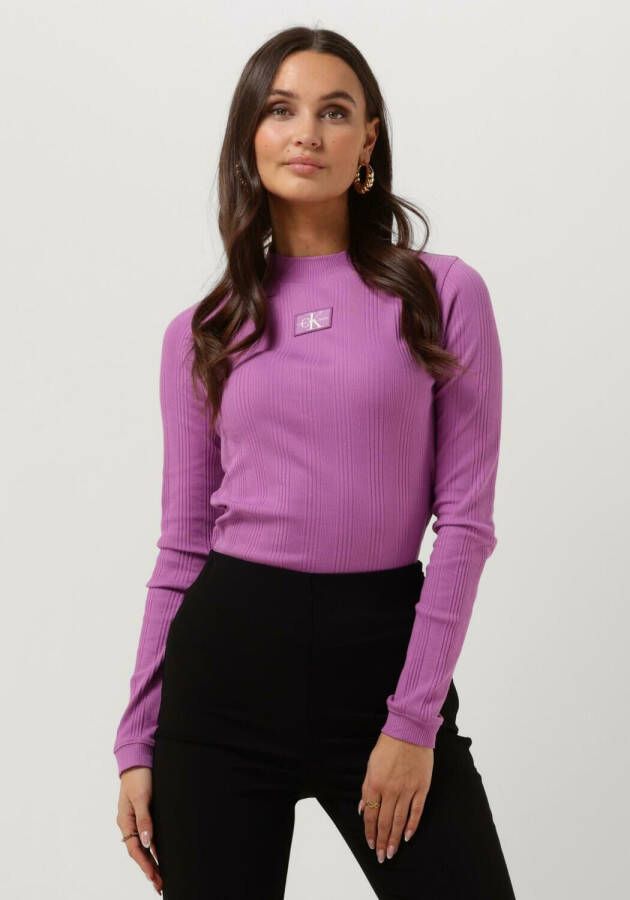 Calvin Klein Jeans Paarse Gebreide Kleding voor Vrouwen Purple Dames