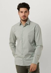 Calvin Klein Mint Klassiek Overhemd Poplin Stretch Slim Shirt