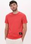 Calvin Klein Oranje T-shirt Badge Turn Up Sleeve - Thumbnail 1