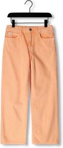 Calvin Klein Oranje Wide Jeans Relaxed Wide Leg Coloured