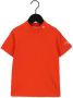 CALVIN KLEIN Meisjes Tops & T-shirts Mock Neck Rib Top Rood - Thumbnail 1