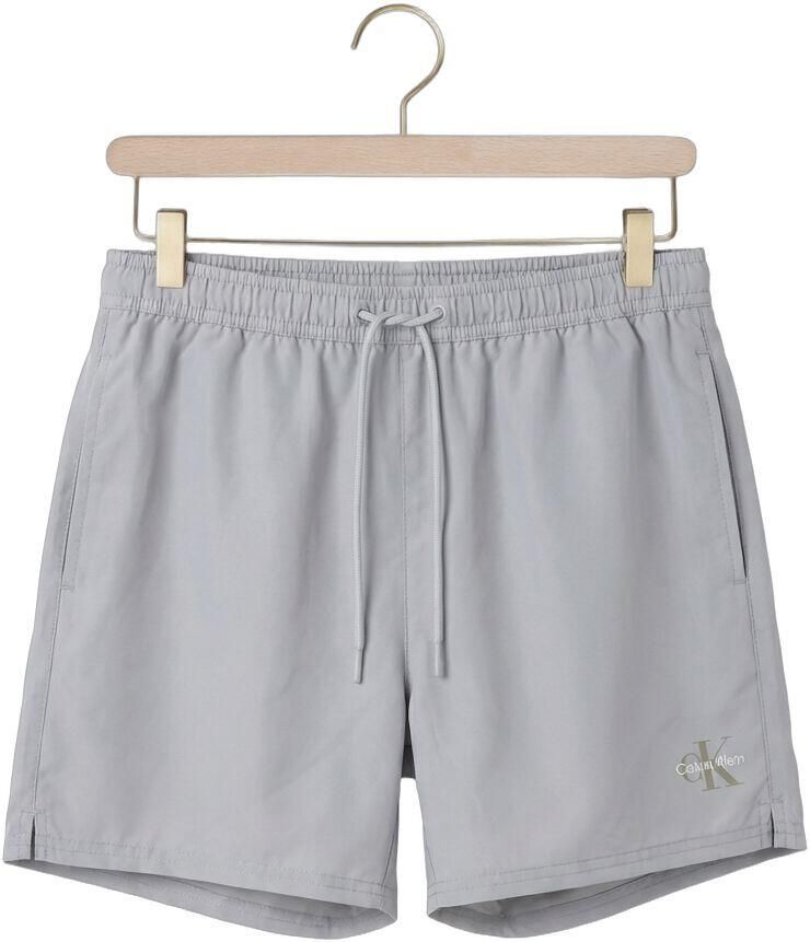 CALVIN KLEIN UNDERWEAR Calvin Klein Heren Zwembroeken Short Drawstring Waistband Lichtgrijs - Foto 2