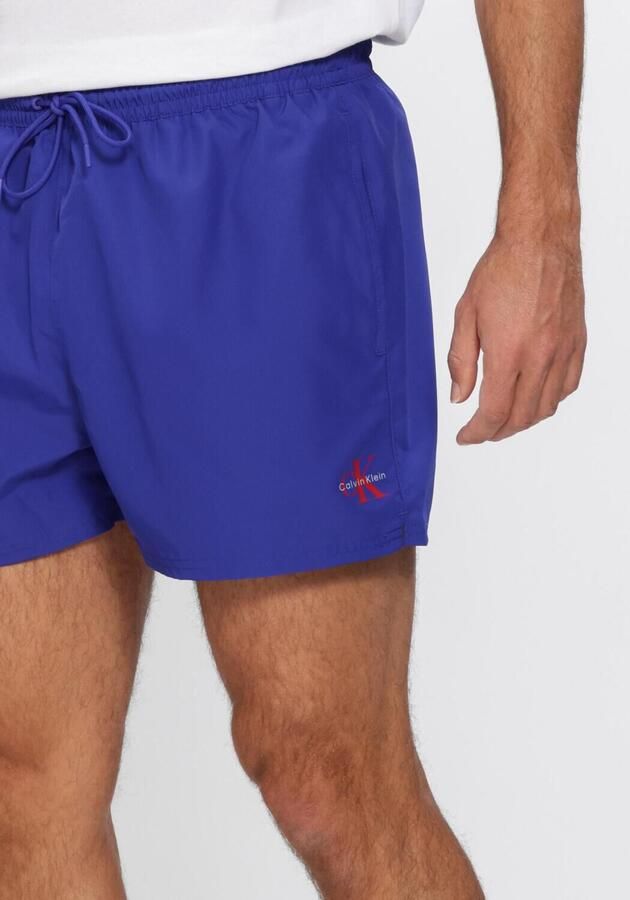 CALVIN KLEIN UNDERWEAR Calvin Klein Heren Zwembroeken Short Drawstring Waistband Kobalt - Foto 4